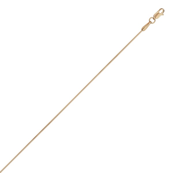 Цепь из красного золота 585, плетение «Снейк»